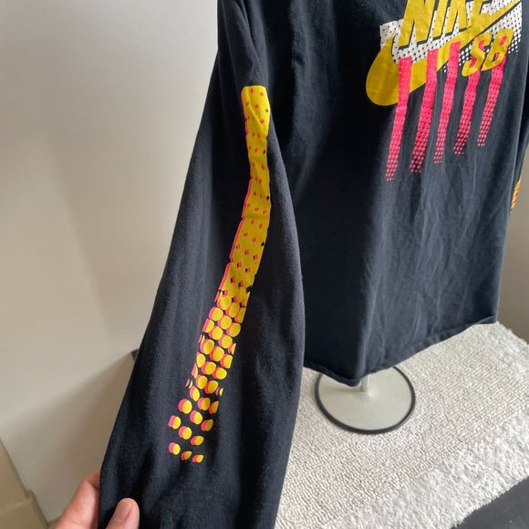 NIKE SB SKATEBOARDING LONG SLEEVE TEE MEN'S SIZE LARGE CREWNECK T-SHIRT - Picture 4 of 7